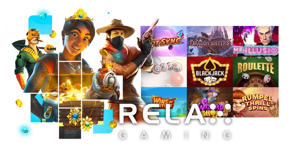 ค่าย RELAX GAMING/09.04.24/คาวบอย/ตัวหนังสือ/HOTPLAY888