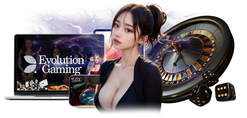 26/04/24 นางแบบ/โน๊ตบุ๊ค รูเล็ตสายฟ้าค่าย Evolution Gaming เกมกงล้อสุดฮิต